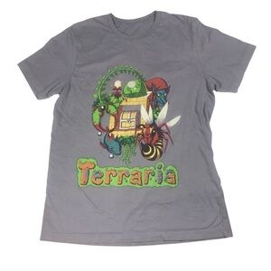 Terraria Video Adventure Game Graphic T Shirt Medium M Gamer